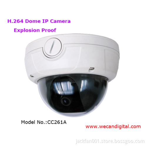H.264 Vandal-proof Dome IP Camera